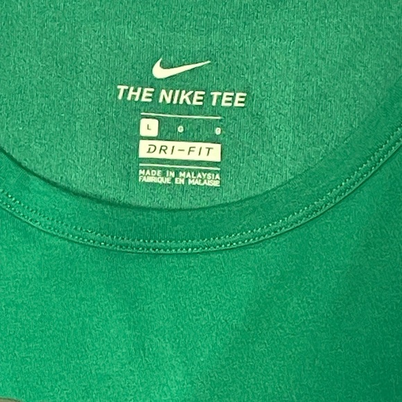 Nike Dri-Fit Mens No Rest Days Green Training Tank Sleeveless Top Sz L - Picture 5 of 5